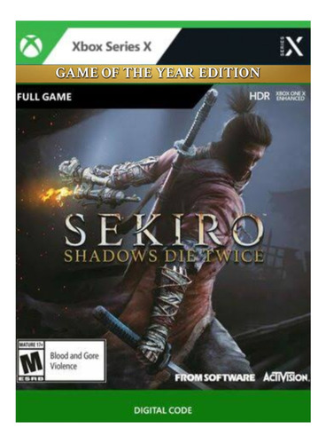 Sekiro Shadows Die Twice Goty Xbox Series X|s Digital Codigo