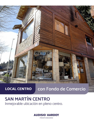 Fondo De Comercio + Local  En San Martín De Los Andes 