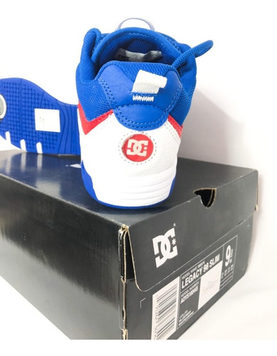 Tênis Dc Shoes Legacy 98 Slim Blue Red Original