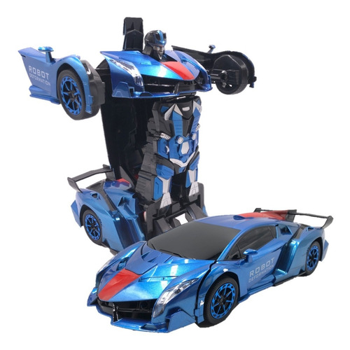 Carro Juguete Carreras Robot Transformer Recargable Rc M 505