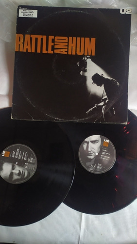 U2 Rattle And Hum Álbum Doble Discos De Vinil Con Insert 