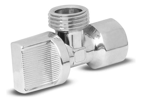 Pack 5 Llave Control Angular Metal Rosca 1/2 1/4 Giro Fonta