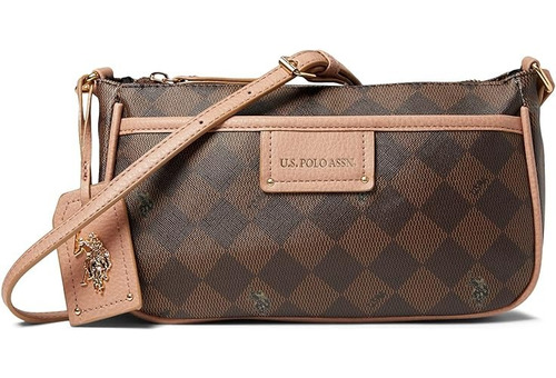  Cartera  Us Polo Assn.®diamond Signature Baguette.