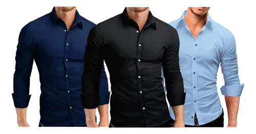 Camisa social não amassa 2025