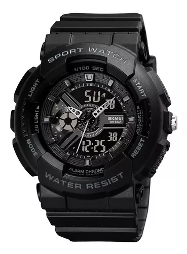 Reloj Digital Hombre Skmei 1688 Caballero Hora Dual Luz Led