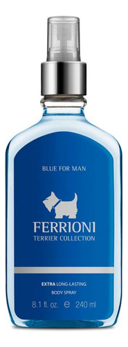 Body Spray Para Caballero Ferrioni Blue 240ml.