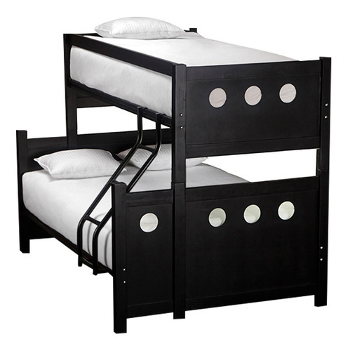 Litera Individual - Matrimonial Elena De Muebles Dico Color Marrón