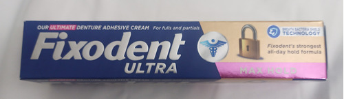 Fixodent Adhesivo Dental  Versión Ultra 62 Gramos 