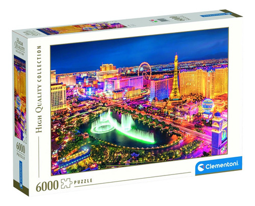 Clementoni Puzzle 36528 Las Vegas 6000 Peças Original