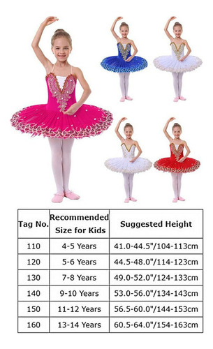 A Maillot De Ballet For Niñas Con Plato, Tutú Profesional