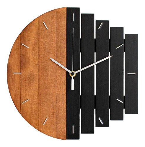 Relojes De Pared Decorativos Modernos Con Marrón Negro