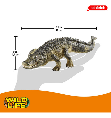 Figura De Cocodrilo De Juguete Schleich