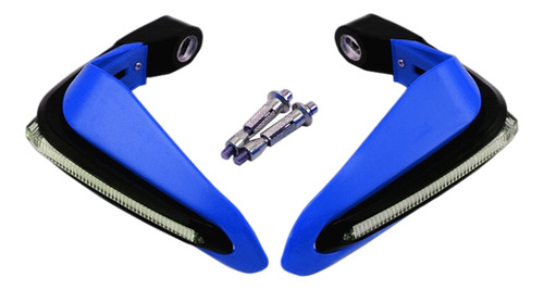1 Par De Protectores De Manillar De Motocicleta, Azul