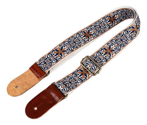 Correa De Ukelele De Estilo Étnico Bordada De Longitud Ajust