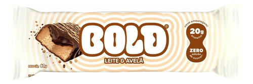 Barra De Proteína Barrinha Bold Leite E Avelã 60g