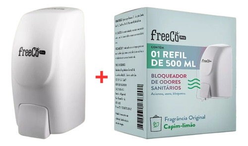 Bloqueador De Odor Sanitário Freecô + 2 Refis 500ml Original