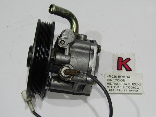 Bomba Direccion Hidraulica Suzuki Motor 1.8 Codigo J18a