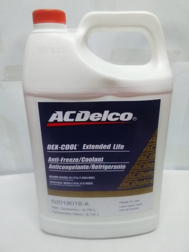 Refrigerante Acdelco 3.78l