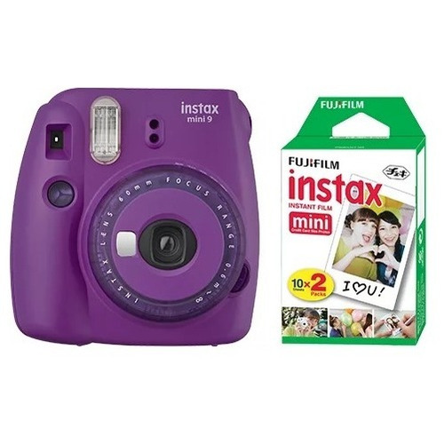 Fujifilm Instax Cámara Mini 9 Instantánea Color Morado