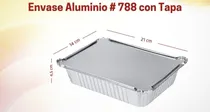 Comprar Bandejas Térmicas Aluminio 788\u002F990 Con Tapas Para Pasticho 