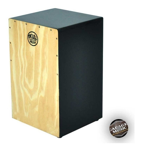 Cajon Peruano Skull Percusión Garantia Cd Con Curso Ragalo