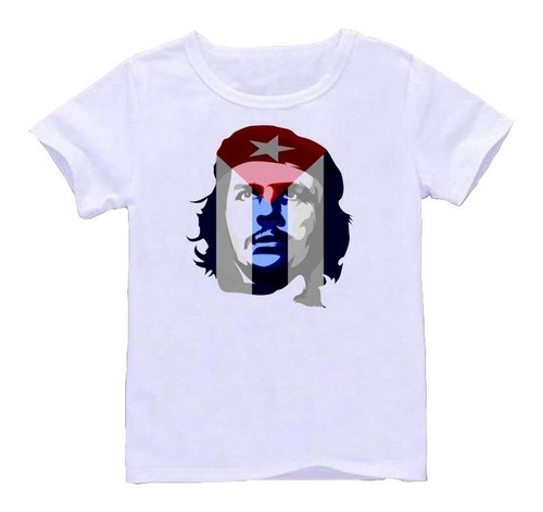 Remera Blanca Che Guevara Art#49