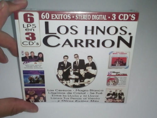 Hermanos Carrión Cd Triple Orfeón 60 Éxitos 2019