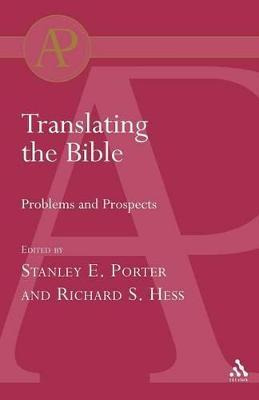 Libro Translating The Bible : Problems And Prospects - St...