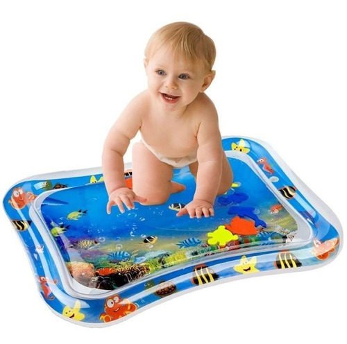 Alfombra De Agua Inflable Sensorial Para Bebe Tummy Time