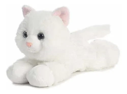 Gato de peluche blanco hot sale