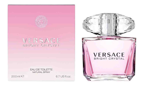 Perfume Bright Crystal Para Mujer De Versace Edt 200ml