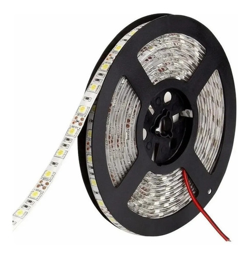 1 Metro Tira Led Roja 60led/m P/interior. Cinta Adhesiva