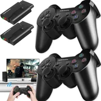 Comprar Kit 2 Controles Sem Fio Compatível com Ps2 Wireless Analógico Cor Preto