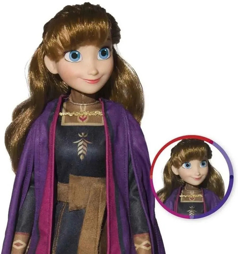 Imagen 3 de 9 de Frozen Muñecas Gigantes 55cm Anna Elsa Juego Disney Original