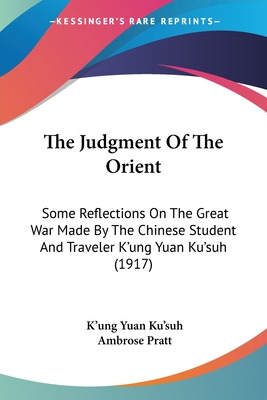 Libro The Judgment Of The Orient: Some Reflections On The...