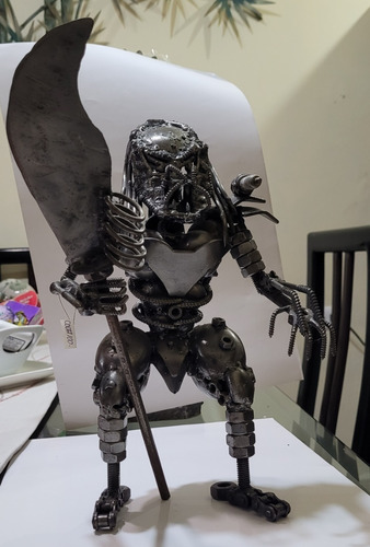 Depredador  Figura De Metal Decorativa Feng Shui
