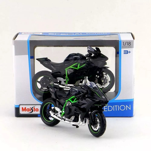 Moto Kawasaki Ninja H2 Maisto 1/18 Coleccion 