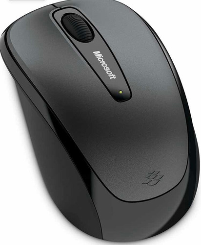 Mouse Inalámbrico Microsoft Gris Móvil Óptico 3500