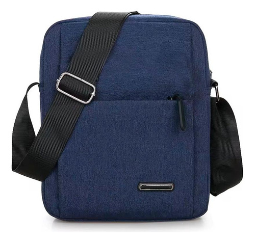 Pochete Bolsa De Ombro Resistente Alça Regulável Forrada Cor Preto