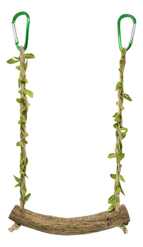 . Percha Para Loro Y Pájaro, Juguete Para Masticar, Escalar,