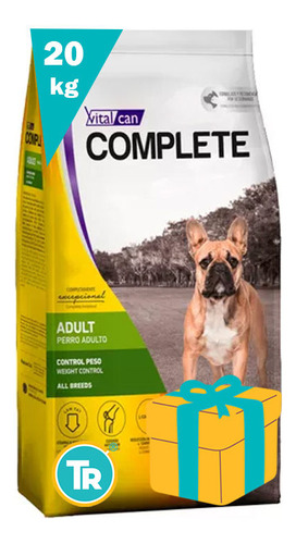 Vitalcan Complete Perro  Control De Peso 20kg + Envío Gratis