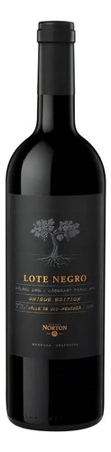 Vino Norton Lote Negro Unique Edition Malbec Cabernet Franc