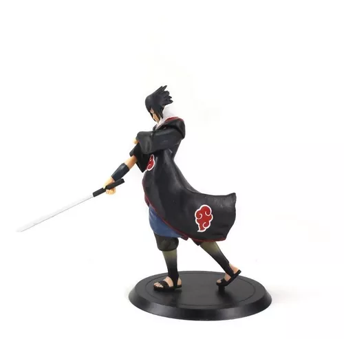 Boneco Sasuke Classico Não Articulado - Sasuke 18cm Naruto