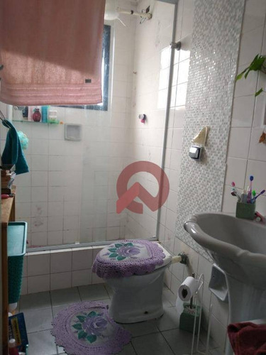 Imagem 7 de 13 de Apartamento Com 1 Dormitório À Venda, 52 M² Por R$ 145.000 - Vila Guilhermina - Praia Grande/sp - Ap3197