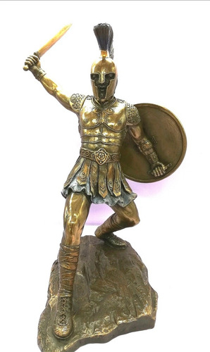 Figura Decorativa Griega Principe Héctor Domador De Caballos