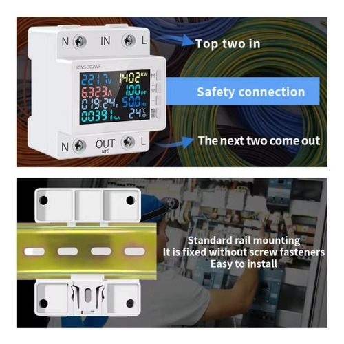 Interruptor Termomagnético Wifi Automatico Tuya Programable