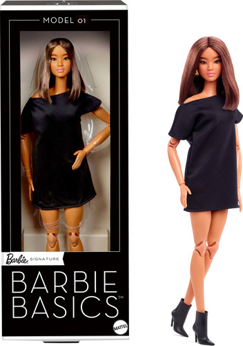 Muñeca De Coleccionista Barbie Basics Modelo 01 Con Cabello