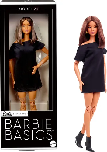 Muñeca De Coleccionista Barbie Basics Modelo 01 Con Cabello