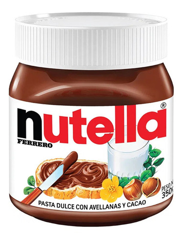 Nutella 350grs Avellanas Y Cacao Cioccolato Tienda De Dulces