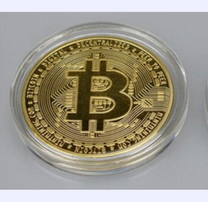 Moneda Dorada Bitcoin Física De Colección ... Milenoil